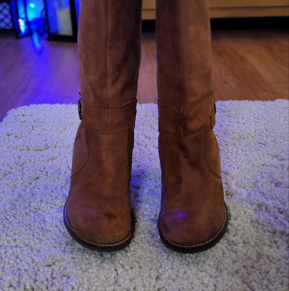 Brown Leather 8.5 Boots
